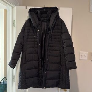 Tahari XXL black winter down coat